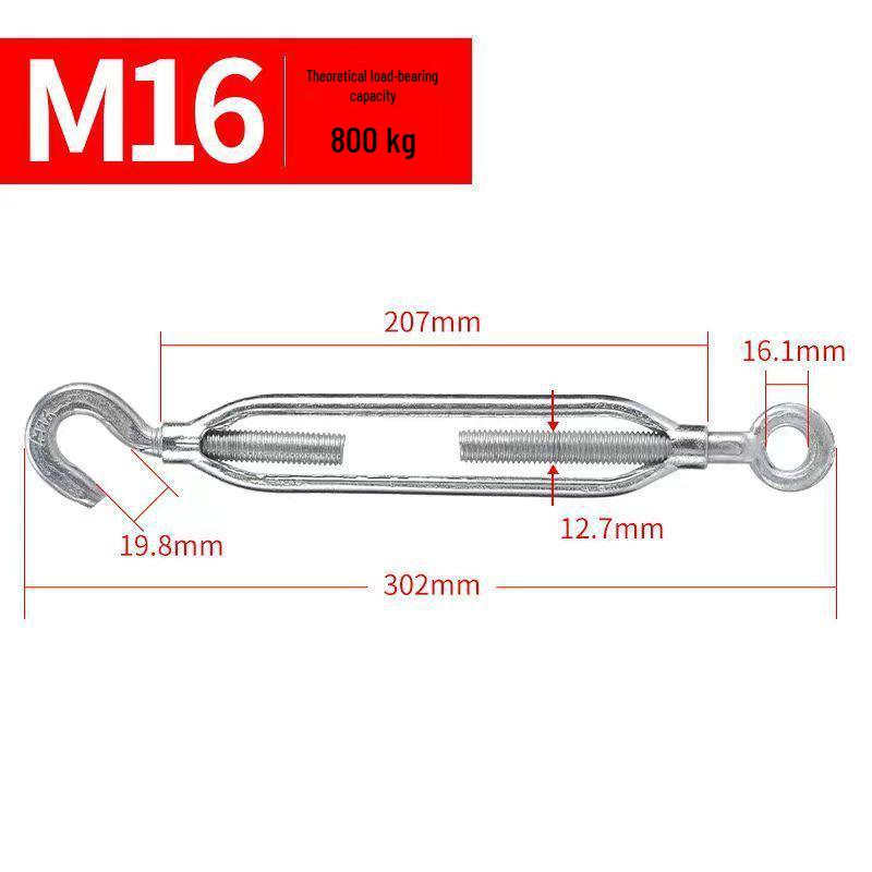 Galvanized Open Body Turnbuckle Wire Rope Tensioner