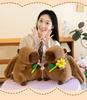 Cute Capybara Plush Doll Cartoon Backpack & Messenger Bag for Kids