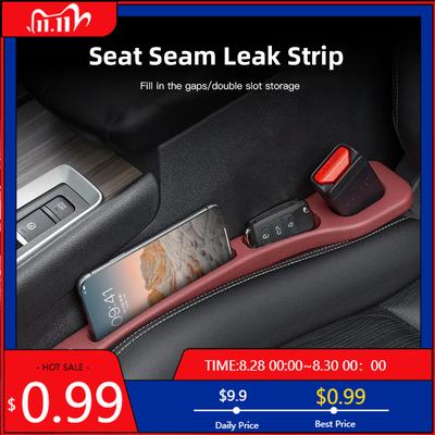 Cup Holders 2Pcs Car Seat Gap Filling Side Seam Plug Leak-proof Strip For Jeep Grand Cherokee Wrangler JK Gladiator Compass Rene