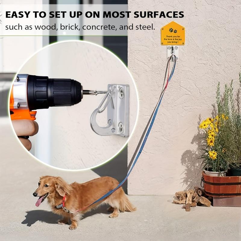 2KS Jednoduché pružinové háčky na kabáty Nástěnné háčky Lodní háčky Háčky na blatníky Věšák odolný proti úniku Pet příslušenství pro péči Výcvikový dvůr