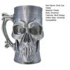 Skull Can Holder 3D Printed Gothic Drink Can Holder Beer Mug Style Drink Can Holder for Most Beverage Cans Halloween Party