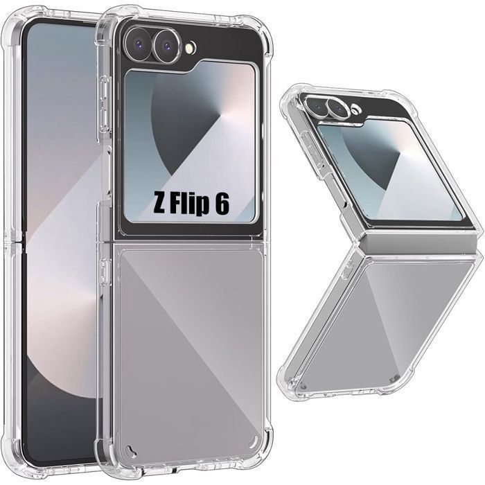 Coque de protection - BOOLING - pour Samsung Galaxy Z FLIP 6 - Silicone Renforcé - Transparente