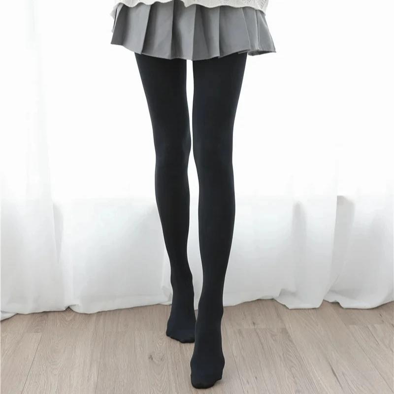 

Чулки до бедра в стиле Лолита, молочно-белые, нейлоновые колготки-панталоны, милые сексуальные колготки для девушек, колготки для женщин one size чёрный