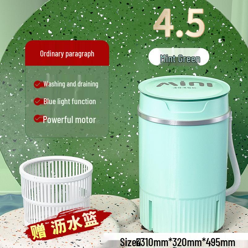 

Компактная мини-стиральная машина для носков, нижнего белья, общежитий и ухода за младенцами Standard