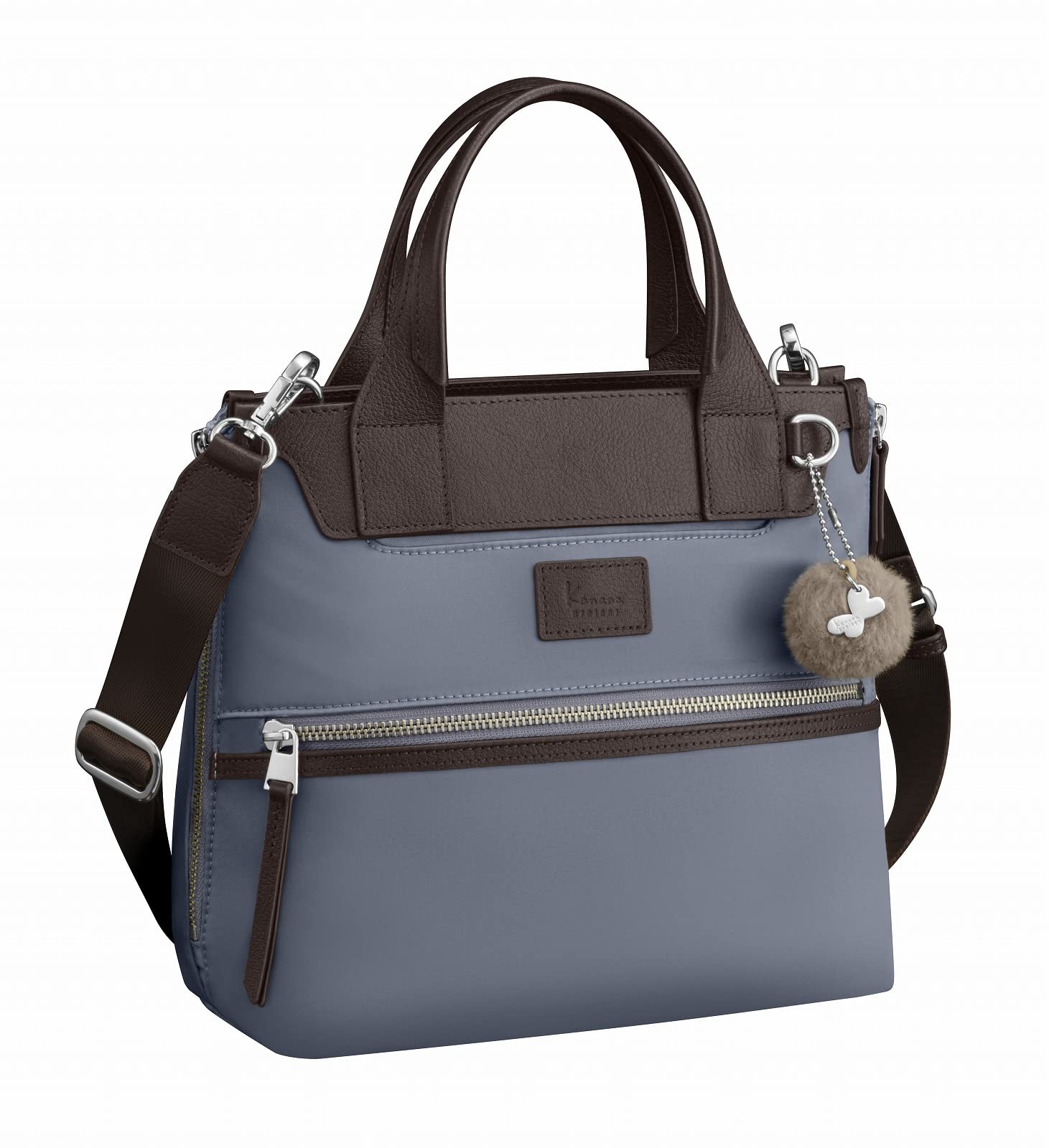 

shoulder bag bag made from recycled with simple expandable bottle back lightweight lilac blue [Kanana Project] 2-way [PJ-14] Ethical materials lock,