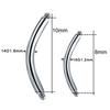 100pcs/lot Steel Earring Barbell Nipple Labret Piercings Nose Ring Eyebrow Piercings Screw Ball Replacement Accessories