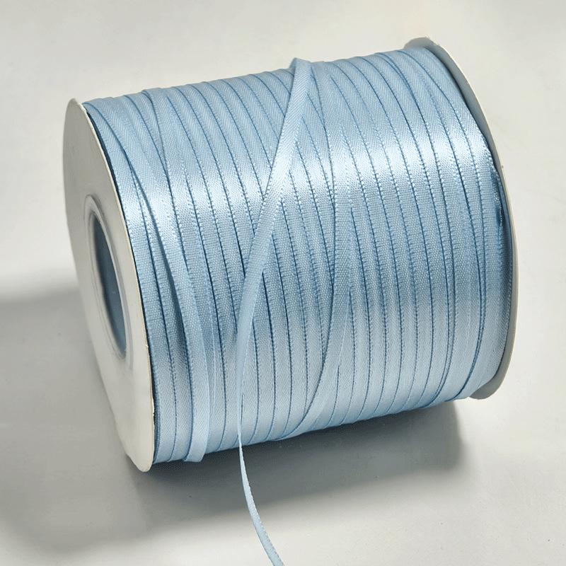 3mm Double-Sided Polyester Ribbon for Handmade Hair Accessories, Headwear Decoration, and Encrypted Bookmarks