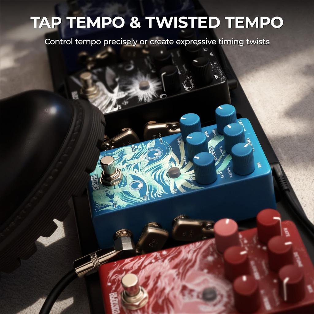 Klowra Rilum Delay Delay Effect Pedal Effect Multi-head KBS-05 Multi-head (Guitar Pedal)