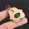 Faceted Zambian Emerald Pendant Rainbow Moonstone Pendant Chrome Diopside Pendant Copper Pendant Natural Gemstone Jewelry Handmade Pendant