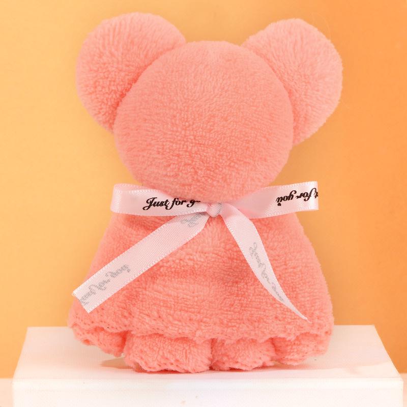 Pineapple Grid Towel Bear Shape - Wedding & Festival Gift
