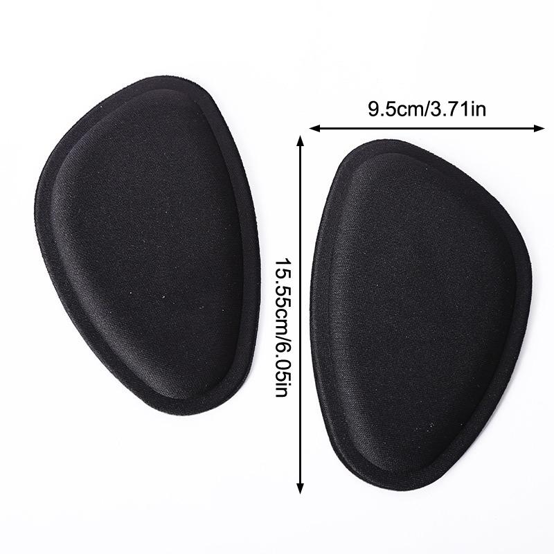 1Pair Women Forefoot Pad Pain Relief Insert Half Size Insoles Non-Slip Cushion Shoe Breathable Sweat Absorbing Foot Pads
