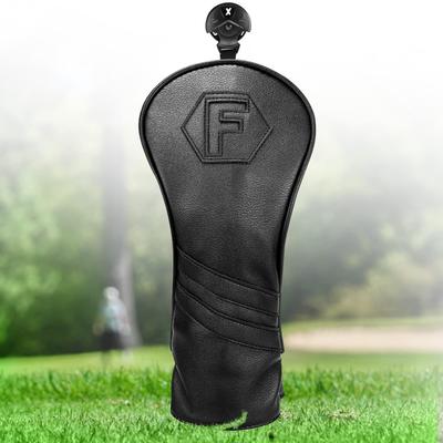 Sada obalov na golfové hlavy Jednotlivá sada obalov na golfové drevá pre fairway a utility Čierna 3-dielna (1FUT) / Driver, Drevo, Palice, (F (Slobodný))