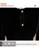 Elegant French Retro Velvet Lace Dress - Hepburn Style Black Dress for Autumn/Winter