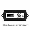 Miernik Napięcia 12-84V Woltomierz z Alarmem Świetlnym LCD Miernik Napięcia Baterii Monitorowanie Mocy Baterii