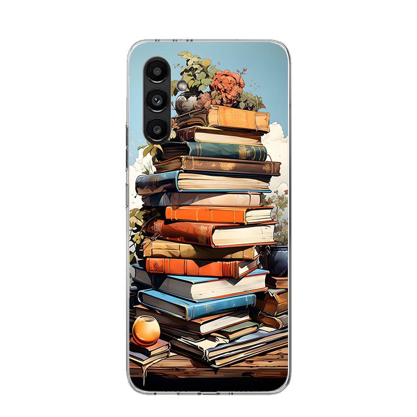 Read Books illustration Reading Phone Case For Samsung Galaxy A16 A26 A36 A56 A15 A14 A13 A55 A54 A53 A35 A34 A33 A25 A24 A23 A0