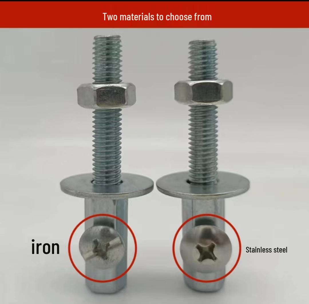 Комплект соединителей и винтов для сборки алюминиевых поручней Standard Cross Screw - 10 Sets