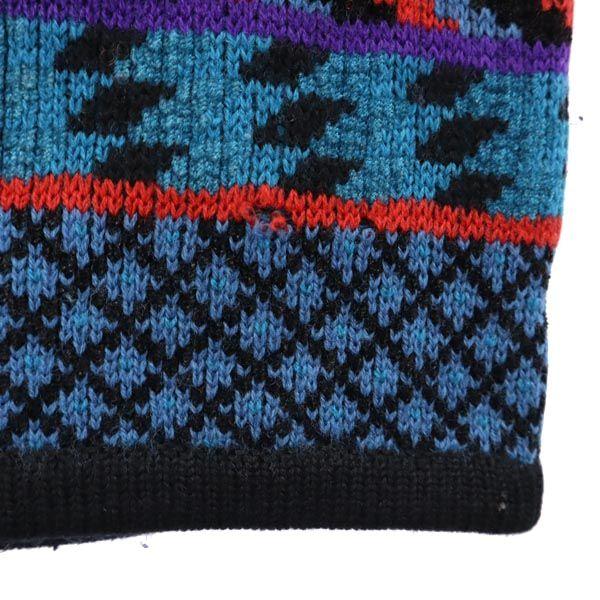 KENZO 90s Made in Japan Old Overall handle Long sleeve Crew neck knit Men's Used