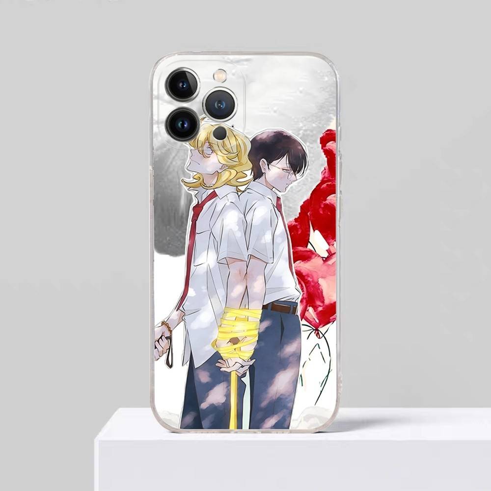 

Doukyuusei bl Anime Shockproof Silicone Clear Case for iPhone 17 16 15 14 13 12 11 Mini Pro Max Plus Cover iPhone 16 plus