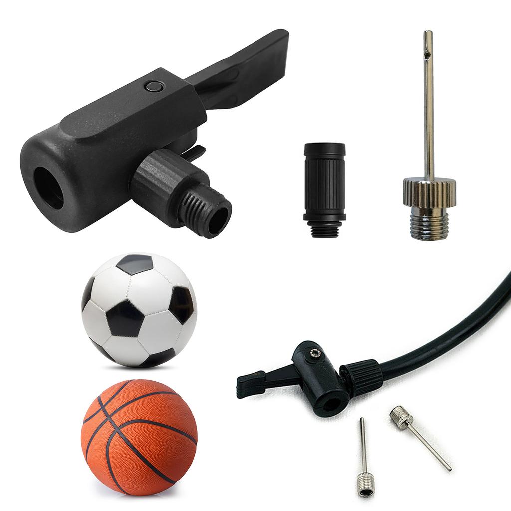 Set di Adattatori per Pompa d'Aria per Gonfiare Palloni, Pneumatici, Gonfiabili, Palloni da Calcio e Biciclette