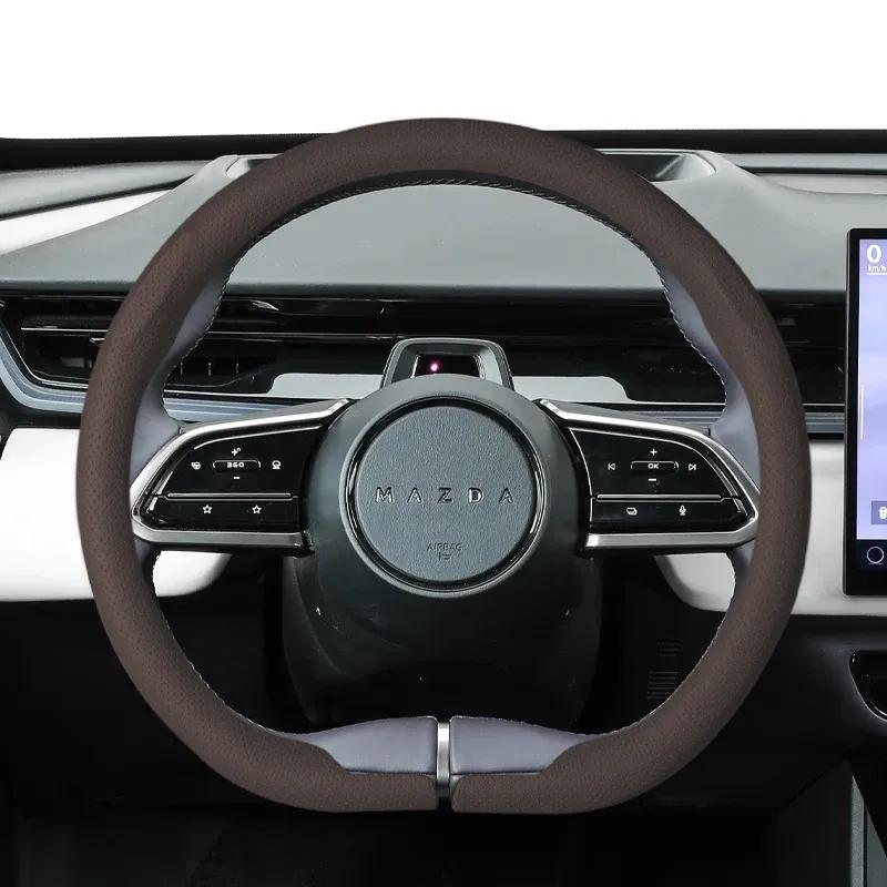 For Mazda EZ6 2024 Steering Wheel Cover Interior Ultra-thin Car Handle Cover EZ-6 Accessories Interior Color