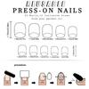 NonToxic Fake Nail Set Matte Orange Glitters Ghostly Stripes Designs Comfortable Plastic Nail Art For Sensitive Skin