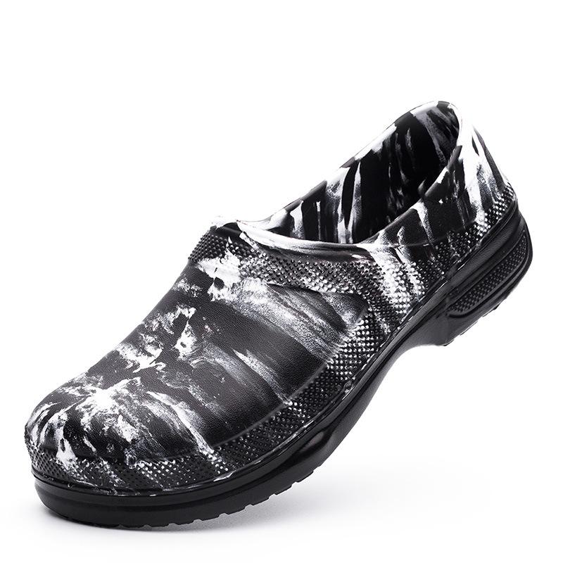 Hotel Kitchen  Non-slip Waterproof Oil-proof Work Shoes Resistant Cook Chef Shoes For Men Sandals Plus Sizegh4