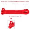 Zoll Fitness Widerstand Bands Gummi Elastische Expander Festigkeit Gym Spannung Yoga Bands Übung Sport Rot Ausrüstung W5s3