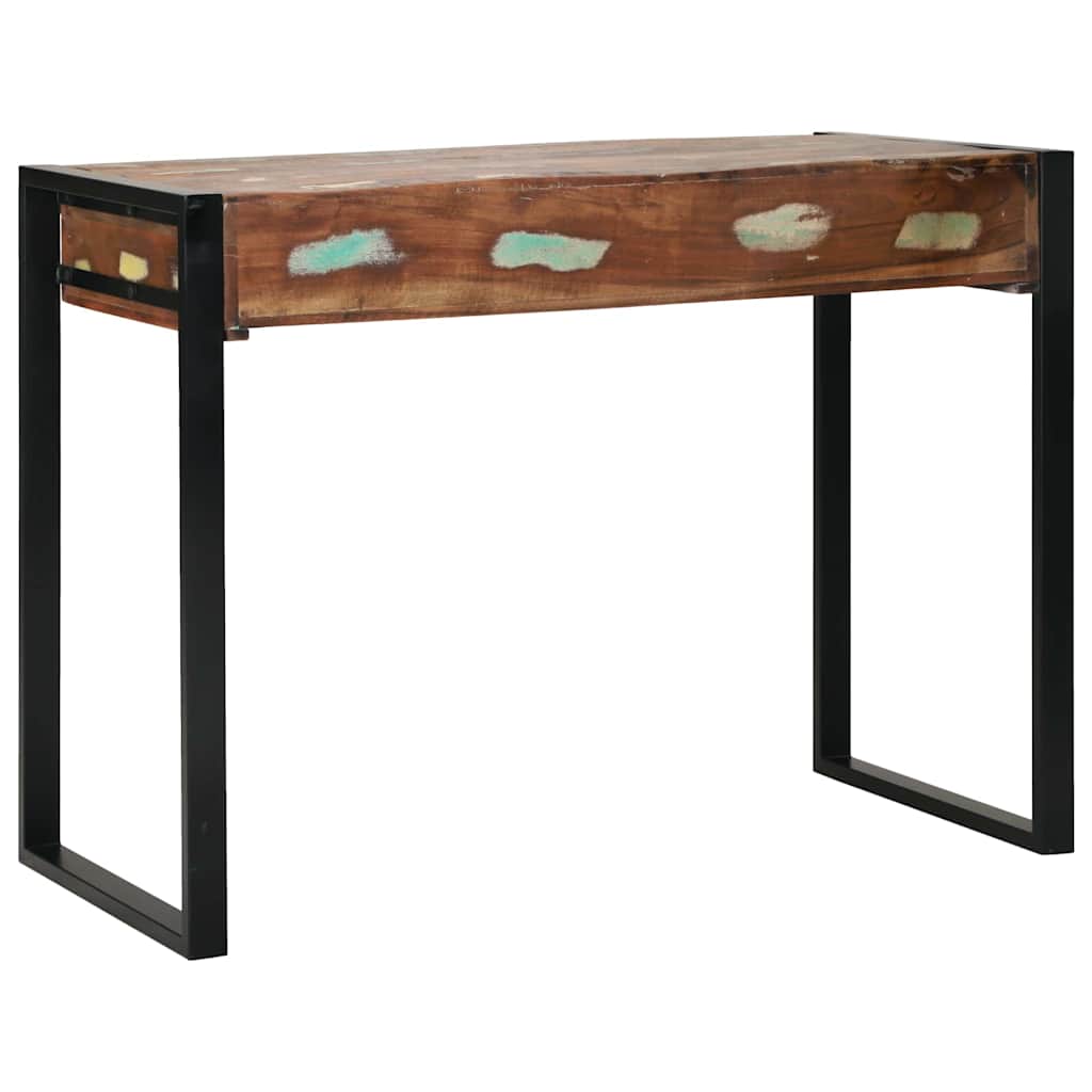Makeup Table Multicolored 100 x 50 x 75 cm Solid Reclaimed Wood