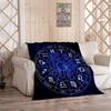 Satanische Wicca-Symbole Ziegen-Decke, Weiche Gemütliche Plüsch- Flanell-Überwurfdecke für Männer Frauen Erwachsene Luxuriöse Warme Decke Heimdekoration