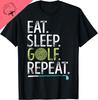 Eat Sleep Golf Repeat Golfing Golfer Funny Unisex Women Sports TShirt Cotton Graphic T Shirts  Ropa De Mujer