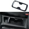 For Nissan Navara NP300 2016-2019 Car Front Water Cup Holder Frame Cover Trim Sticker Carbon Fiber Accessories