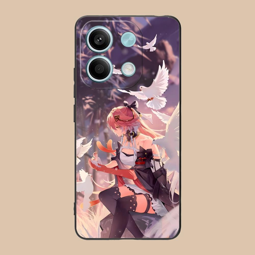 Wuthering Waves Changli Phone Case for Xiaomi 15 14 13 12 Mi 11 T Ultra Lite Pro S X 5G Colour Printing Protective Luxury Pretty