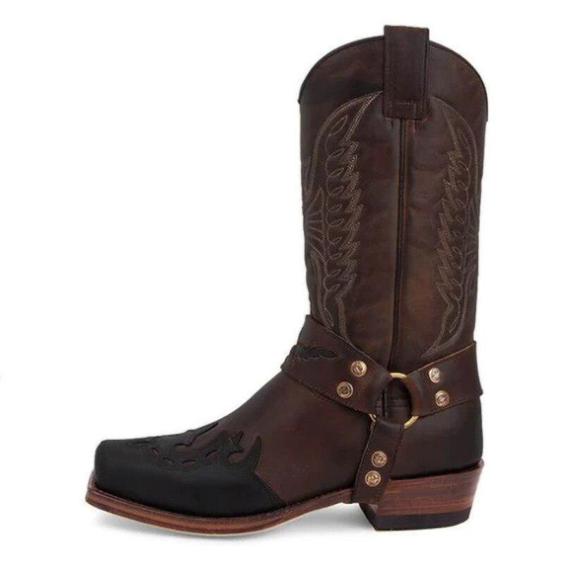 Botas tipo cowboy para hombres comprar a buen precio — entrega gratuita,  reseñas reales con fotos — Joom