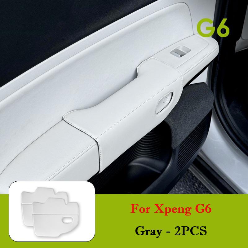 For Xpeng G6 P7+ Xiaopeng Car Door Handle Cover Leather All Inclusive Door Handle Anti Dirty Protection Pad Interior Accessories