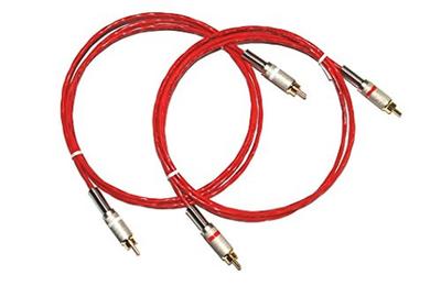 Belden 88760 Cable with and White [RCA Plug] 6.0ft (1.83m) [Red Pair]