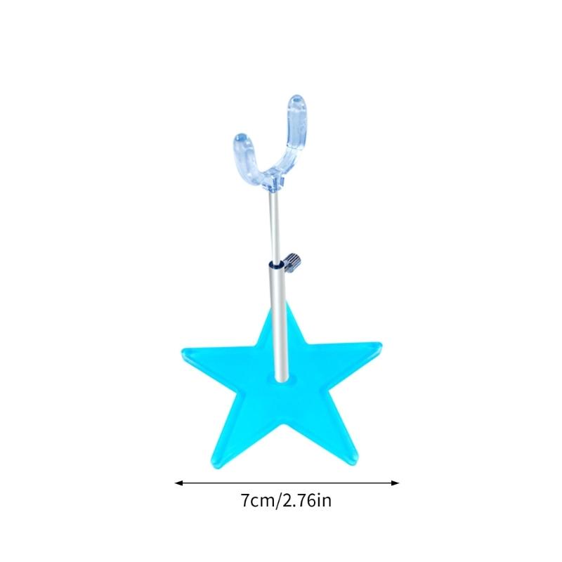 Creative Star Shape Base Ball Joint Doll Display Stand For 1/8 1/12 Action Figures With Stable Support And Easy Assembly