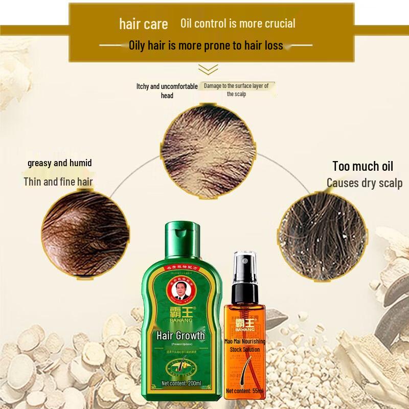 BaWang Anti-Hair Loss & Hair Growth Shampoo and Essence Set