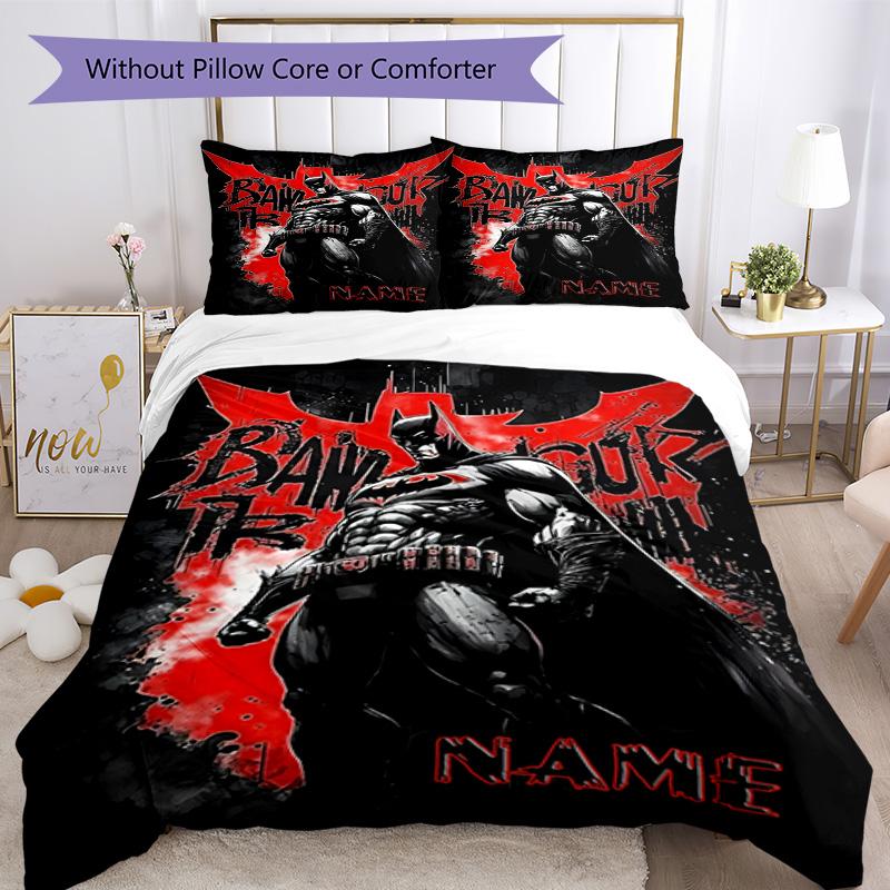 Warner Bros. Films (22) Customize Your Name Bedding Set Breathable Duvet Cover with Pillowcases Home Decoration Birthday Gift