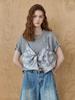 MAXZA Twist Bandana Bustier Layered T-Shirt
