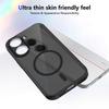 KEYSION Magnetic Phone Case for for Xiaomi POCO X8 Pro Silicone+PC Matte Translucent Clear Shockproof Back Cover for POCO X8 Pro