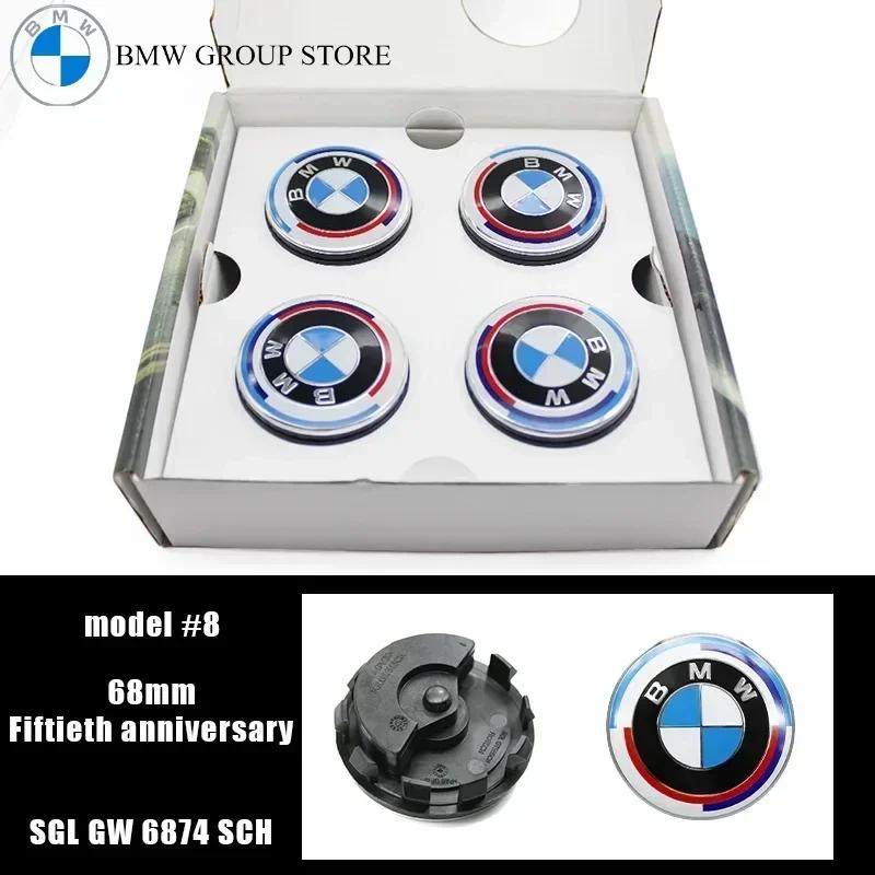 Für BMW E90 E91 E92 E93 F30 F10 F11 F04 E84 E83 F25 E70 F15 E72 F16 M2 M3 M5 M6 BMW GROUP 4 Stück 68MM Schwimmende Felgendeckel