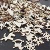 Christmas Environmental Protection Wood Chips Christmas Tree Decoration Wall Stickers Wooden Crafts