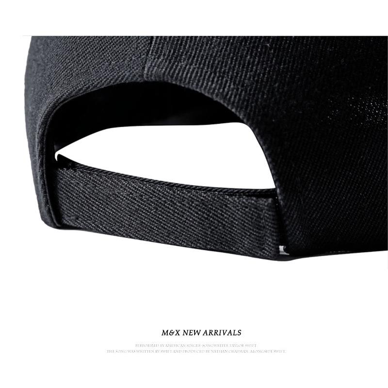 Unisex Korean Style Baseball Cap: Simple, All-Match, Solid Color, Curved Brim for Spring & Summer