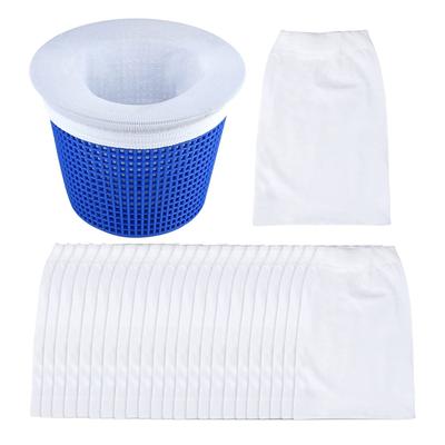Pool Supply Pool Skimmer Filtersocken Ultrafeines Mesh-Filtersockennetz für Skimmerkörbe Skim Entfernen von Blättern Wartung