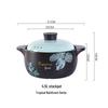 Large Capacity Heat Resistant Ceramic Stew Pot Ming Health Home Gift