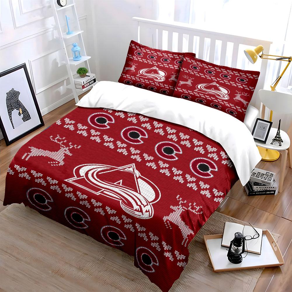 "Red Winter Deer Bedding Set" Bedding Duvet Cover Set Duvet Cover Pillowcases (1 * Duvet Cover 2 * Pillowcases, Without Duvet Insert)