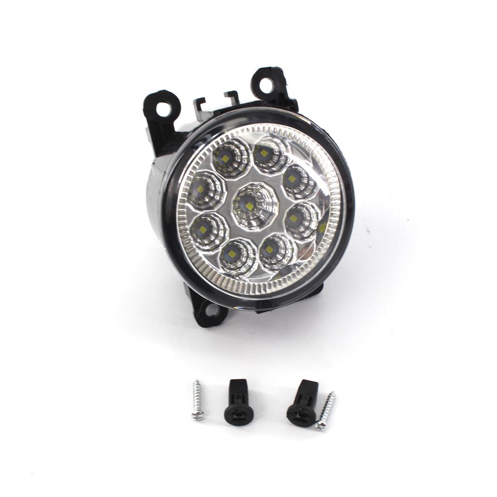 Pair Car LED Bumper Fog Light Lamp Assembly Front Foglight For Ford Transit Tourneo Connect Focus 2 3 Hatchback Saloon