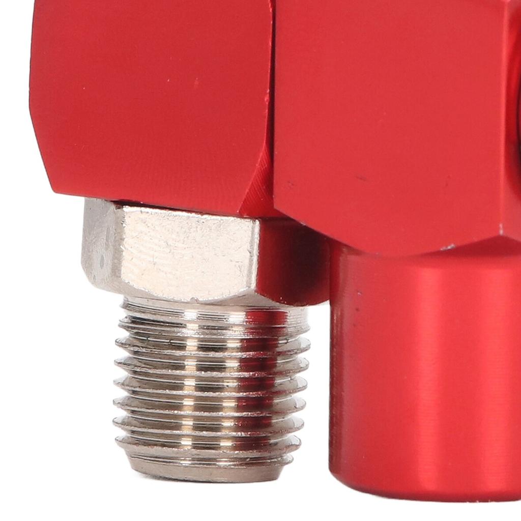Industrial Air Fittings Red Rotatable 360 Degree Air Hose Connector 150 PSI 1/4in NPT Thread Lightweight for Grinder