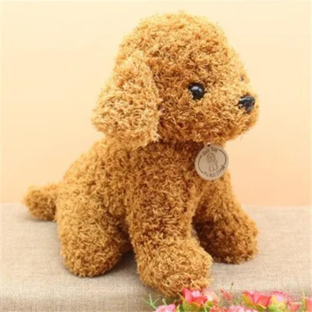 Lovely Curly Hair Teddy Dog Plush Toys Lucky Simulation Teddy Dolls Stuffed Soft  Animal Toy Kids Birthday Gifts