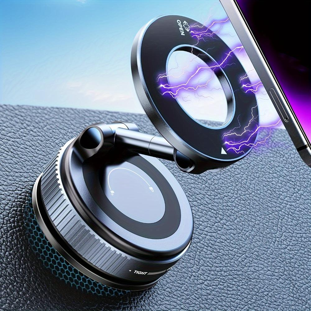 360 Adjustable Magnetic Foldable Phone Holder, Universal Portable Mount for Car Gym Bathroom Mirror All Smartphones